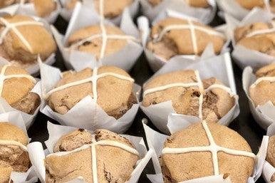GF Gluten Free Chocolate Hot Cross Bun 4 Pack