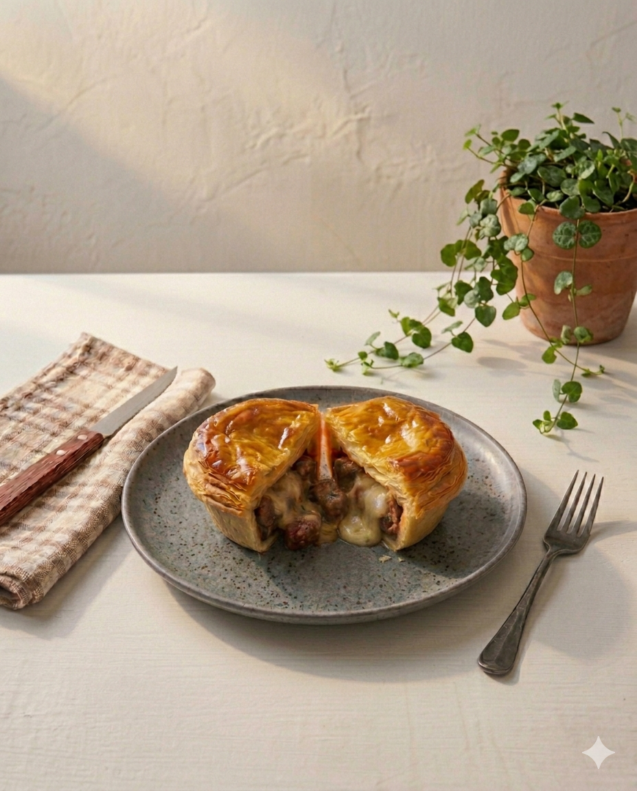 Pie - Gold Medal Steak and Cheese Pie